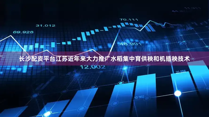 长沙配资平台江苏近年来大力推广水稻集中育供秧和机插秧技术