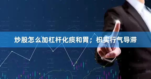炒股怎么加杠杆化痰和胃；枳实行气导滞