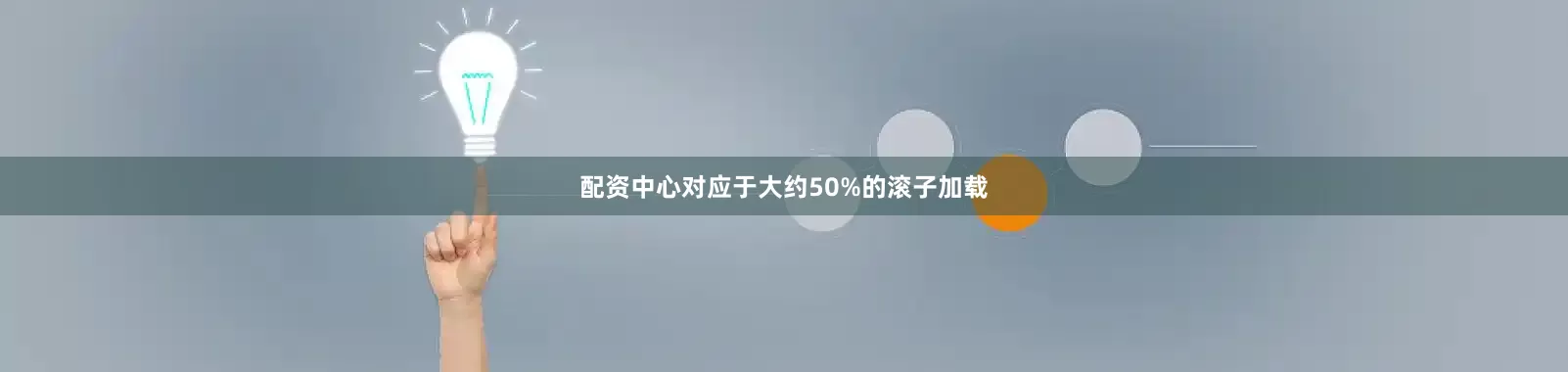 配资中心对应于大约50%的滚子加载