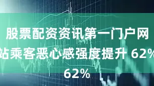 股票配资资讯第一门户网站乘客恶心感强度提升 62%